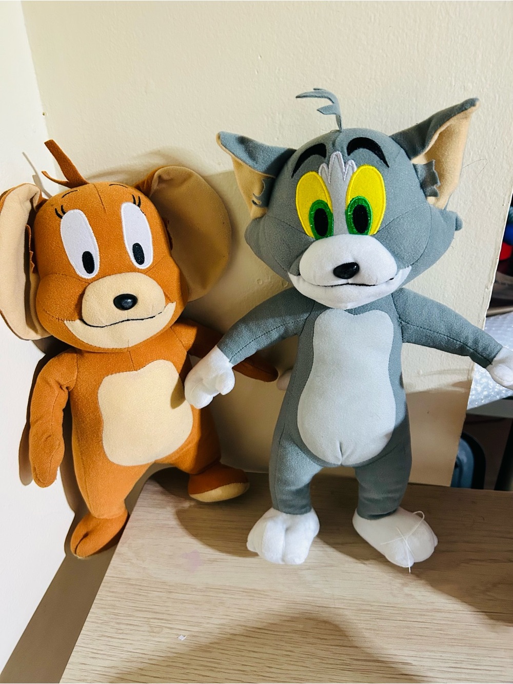Tom and Jerry Plush Toy Set - Gray & Brown Soft Characters